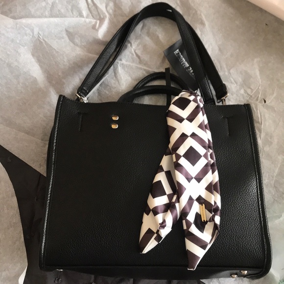 Steve Madden Satchel with Scarf Detail - Picture 2 of 7